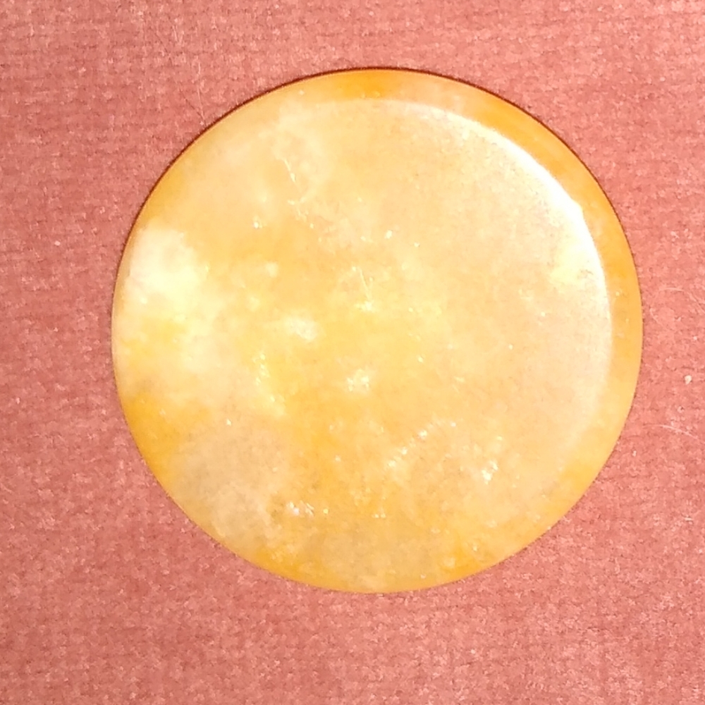 BOGO Gold Aventurine Palm Pocket Worry Stone SolarPlexus Chakra Gemstone
